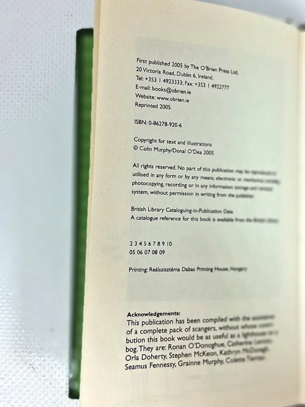 The Book of Irish Sayings, Humor Book